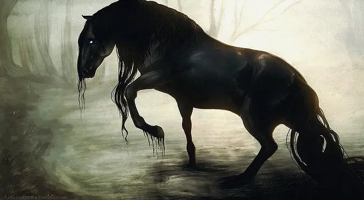 Each-Uisge (water horse) Scottish folklore myths and legends
