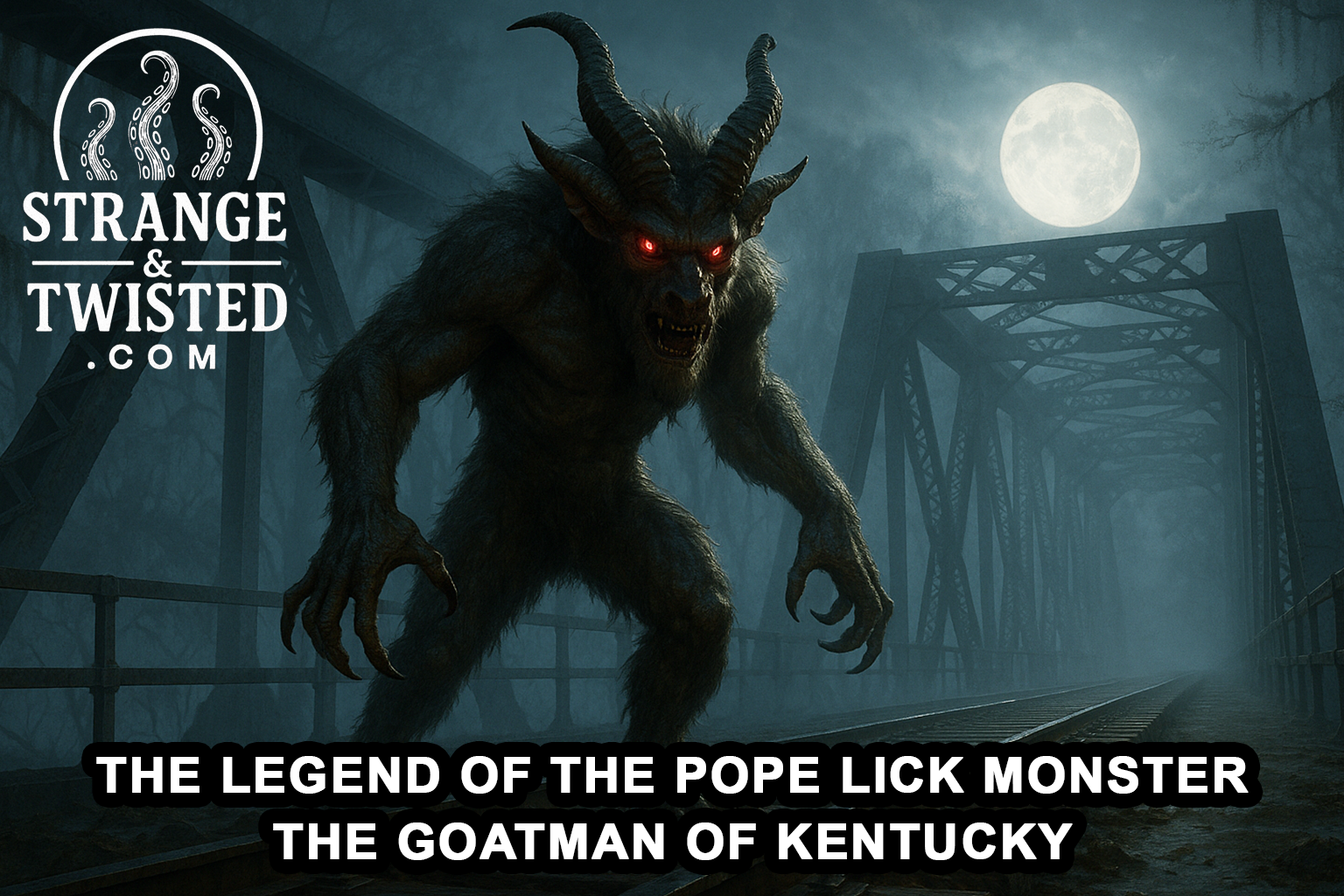 Pope Lick Monster | The Goatman of Kentucky Folklore – Strange & Twisted