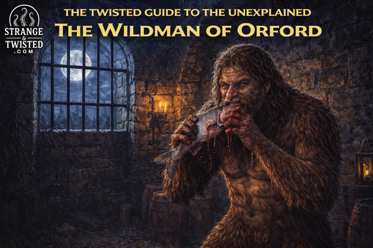The Wildman of Orford featured in The Twisted Guide To The Unexplained, medieval English sea creature imprisoned in a dungeon and eating raw fish