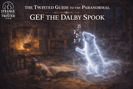 Gef the Dalby Spook ghost mongoose singing in haunted 1930 farmhouse, The Twisted Guide To The Paranormal blog hero image