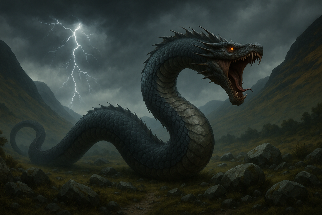 The Beithir The Ancient Scottish Dragon of Celtic Folklore.