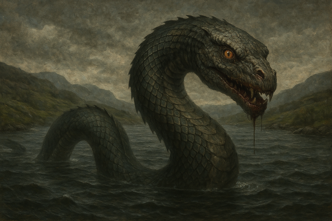 Caoranach, serpent mother of monsters from Irish folklore myths and legends