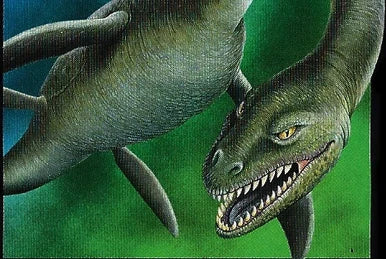 A image of The loch Awe Monster from Scottish folklore myths and legends.