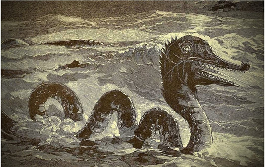 The Norfolk Sea Serpent image of the cryptid sea monster