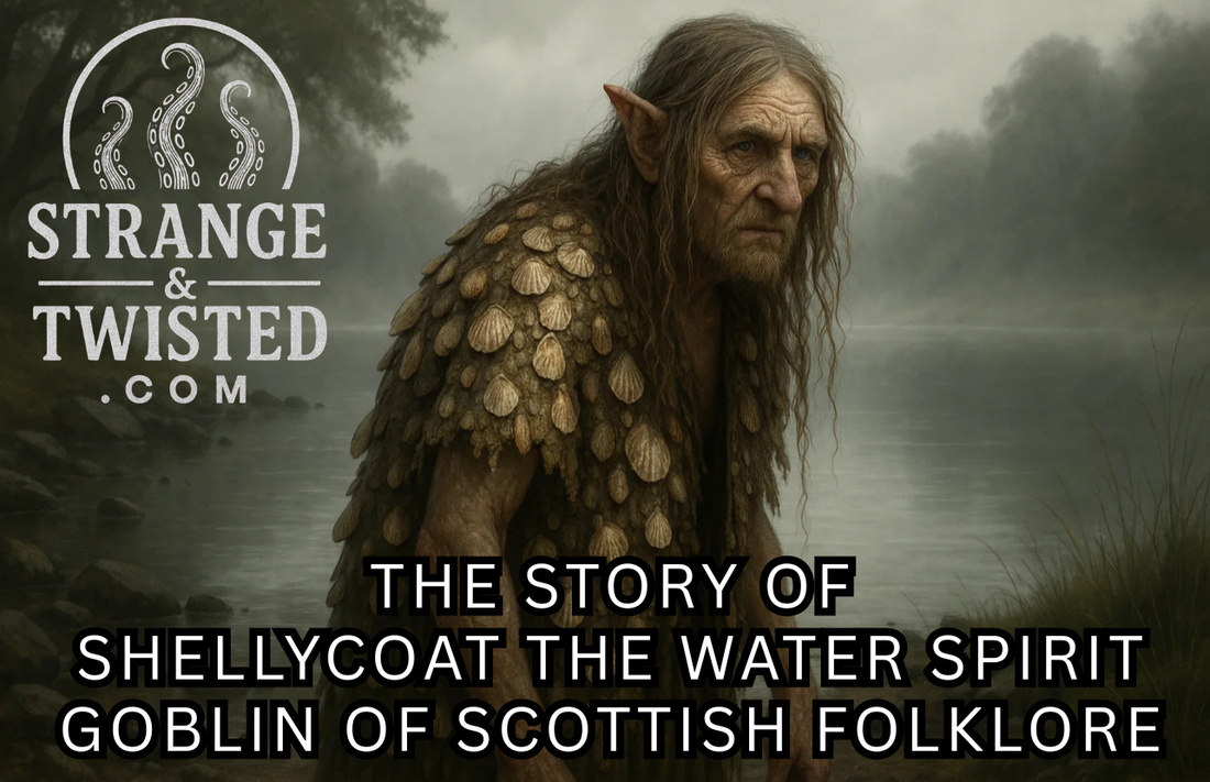 The Shellcoat Scotlands mysterious Goblin of the waters, highly detailed digital image.