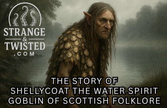 The Shellcoat Scotlands mysterious Goblin of the waters, highly detailed digital image.