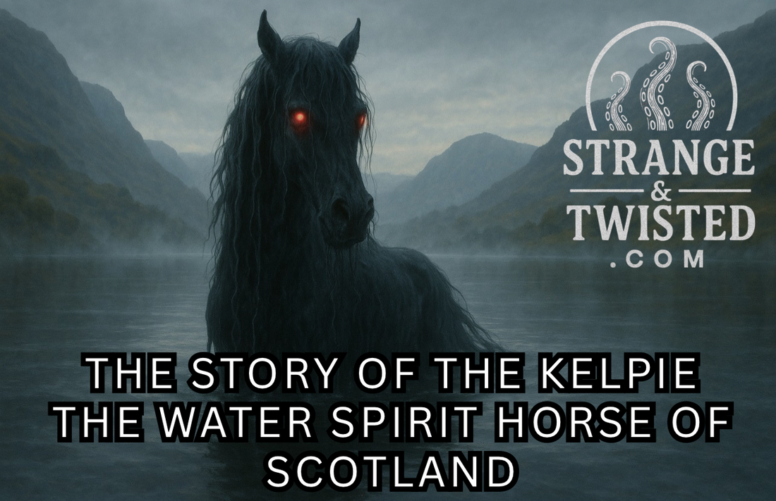 The Kelpie Scotlands famous water Spirit of Celtic Folklore.
