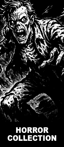 ChatGPT said:Black and white illustration of a terrifying zombie lunging forward with decayed skin and wild eyes, representing the Strange & Twisted Horror Collection of gruesome and scary t-shirts