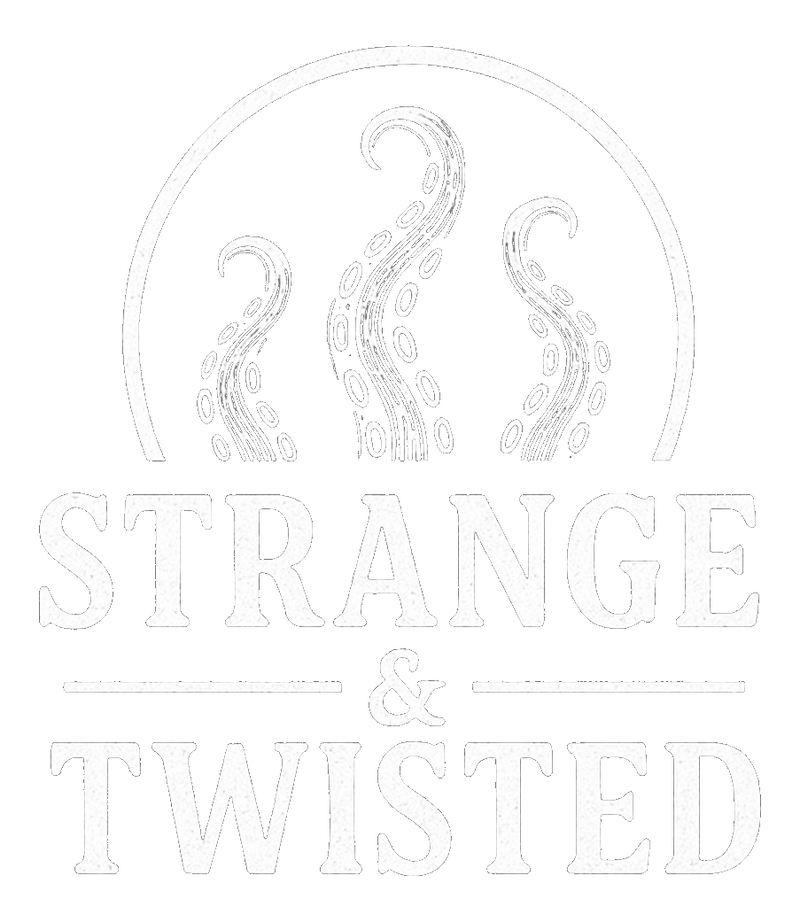 Strange & Twisted logo on transparent background