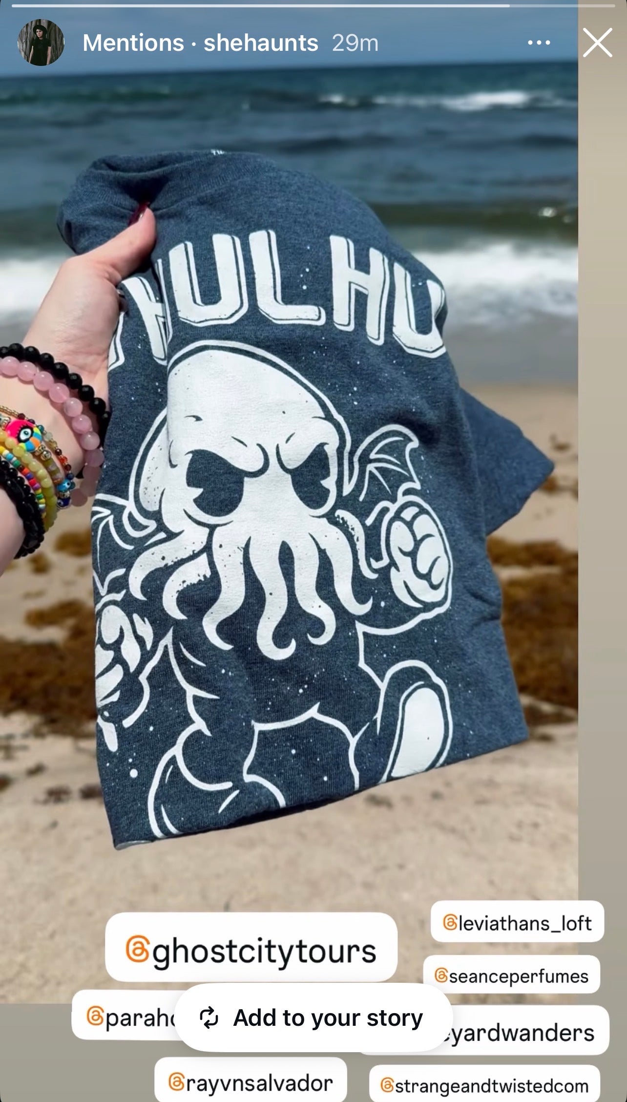 shehaunts paranormal influencer collab with Strange & Twisted