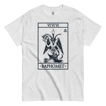 Baphomet Occult Tarot Card T-Shirt ash grey | Strange And Twisted