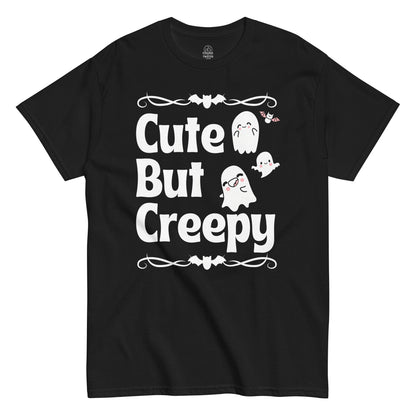 Cute but creepy ghost short for horror fans, in black