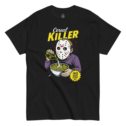 Front black Cereal Killer T-shirt – StrangeAndTwisted