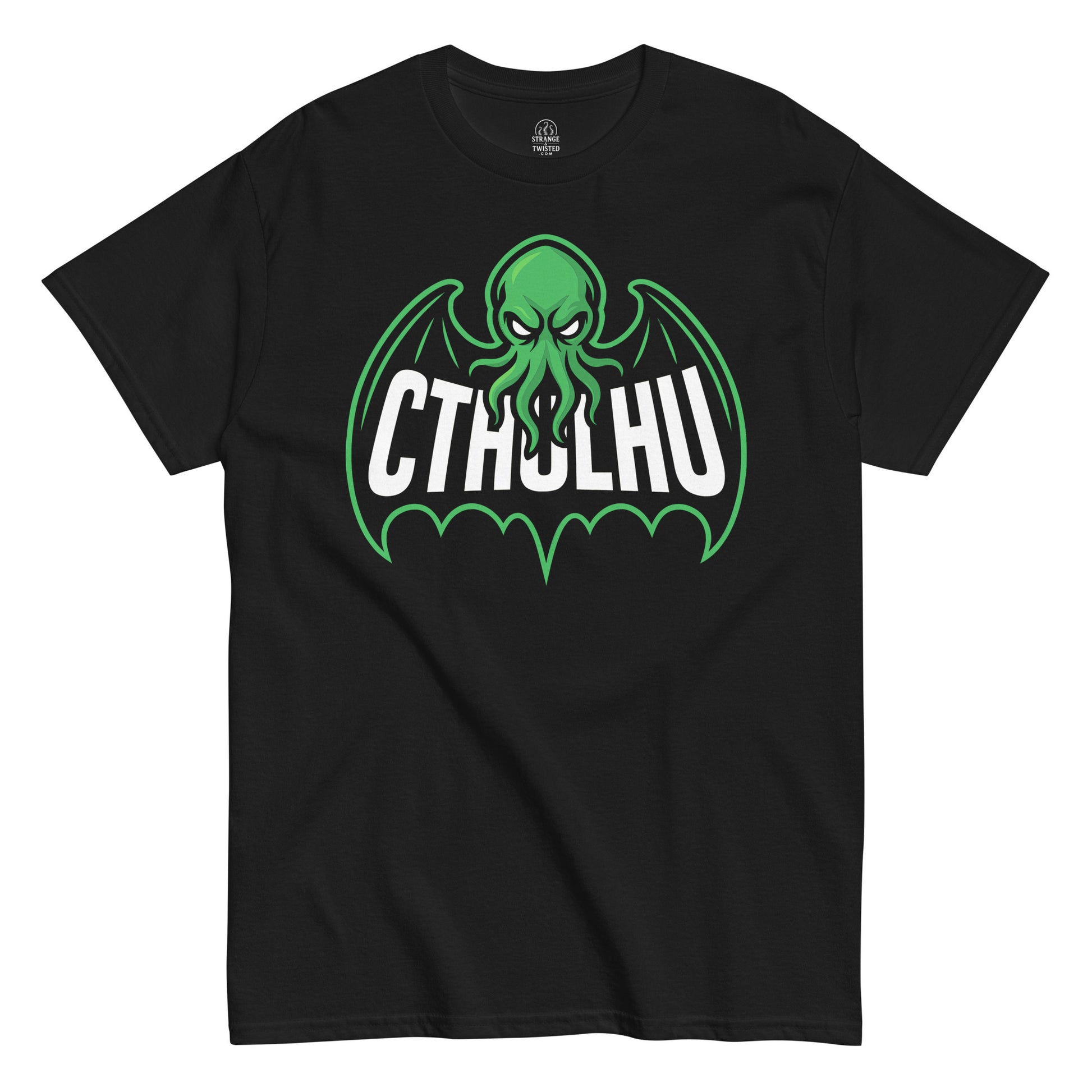 cthulhu t shirt cosmic horror eldritch logo design lovecraft mythos black clothing