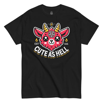 Cute As Hell Baby Baphomet T-Shirt, Black Unisex Gothic Shirt