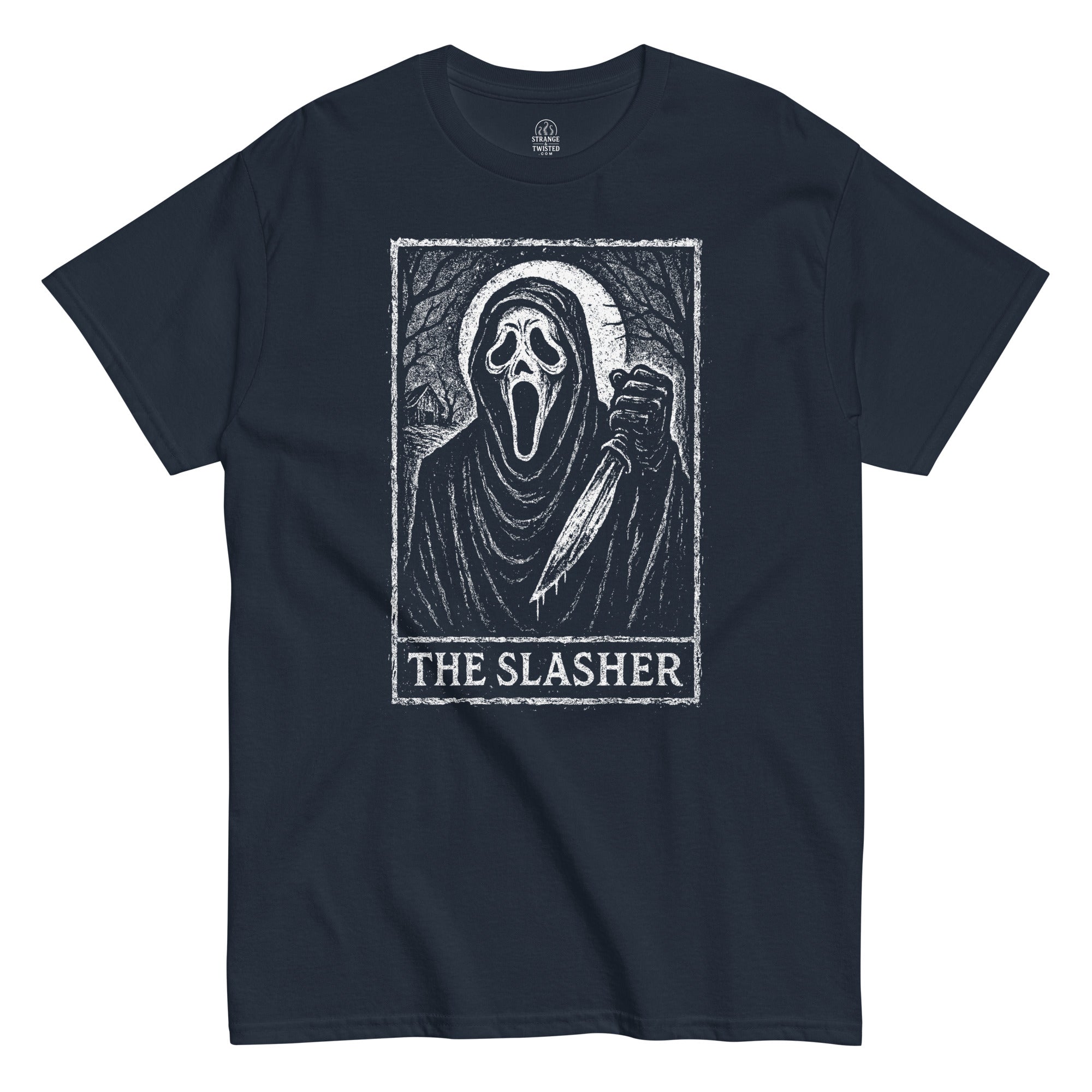Horror Movie Slasher Tarot Card T-Shirt | Strange and Twisted