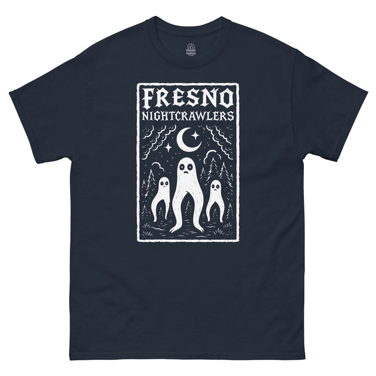 unisex-classic-tee-navy-front- 