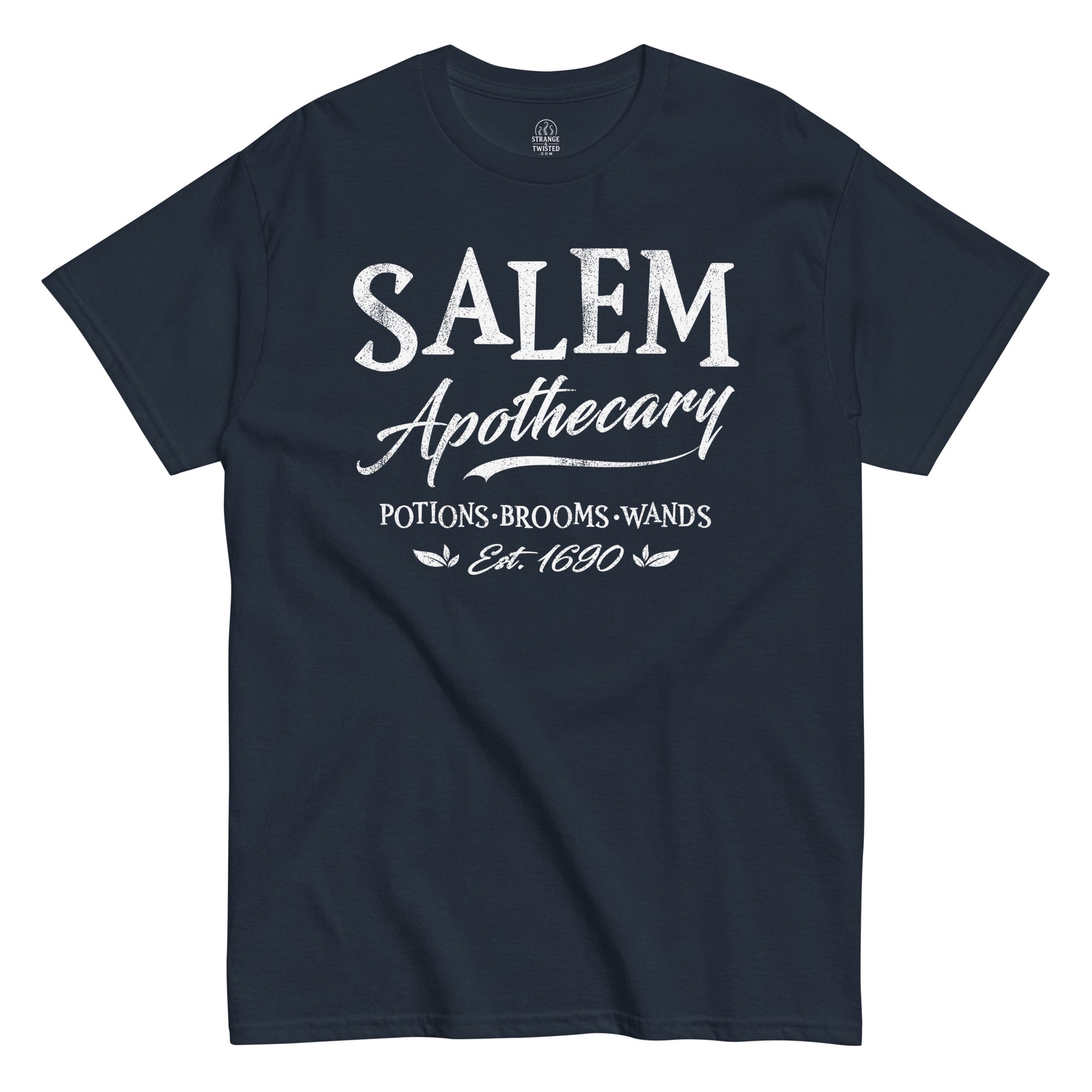 Front navy Salem Apothecary Witchy T-shirt – Strange And Twisted