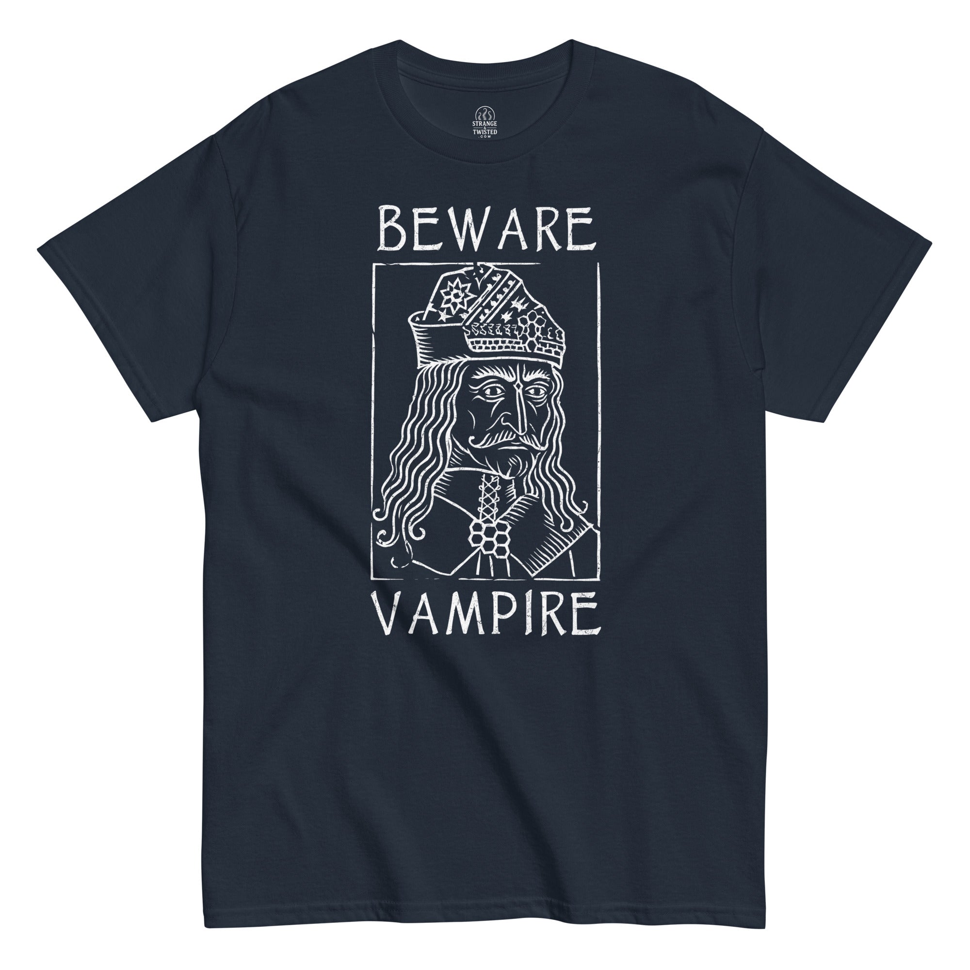 Beware Vampire Vlad The Impaler Gothic T-Shirt | Strange & Twisted