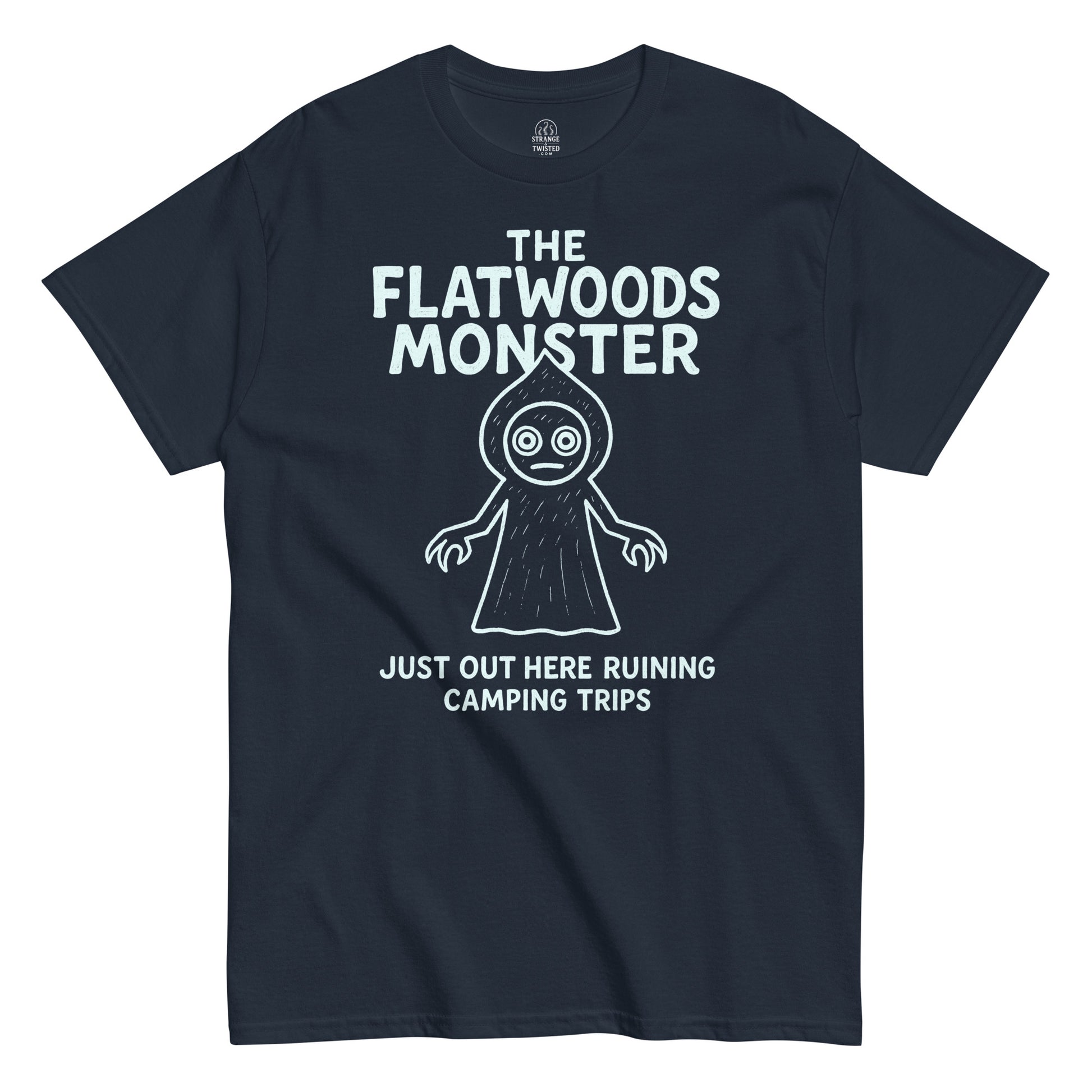 charlie white monsters Flatwoods Monster Cryptid T-Shirt, Funny Camping Gift – Strange & Twisted