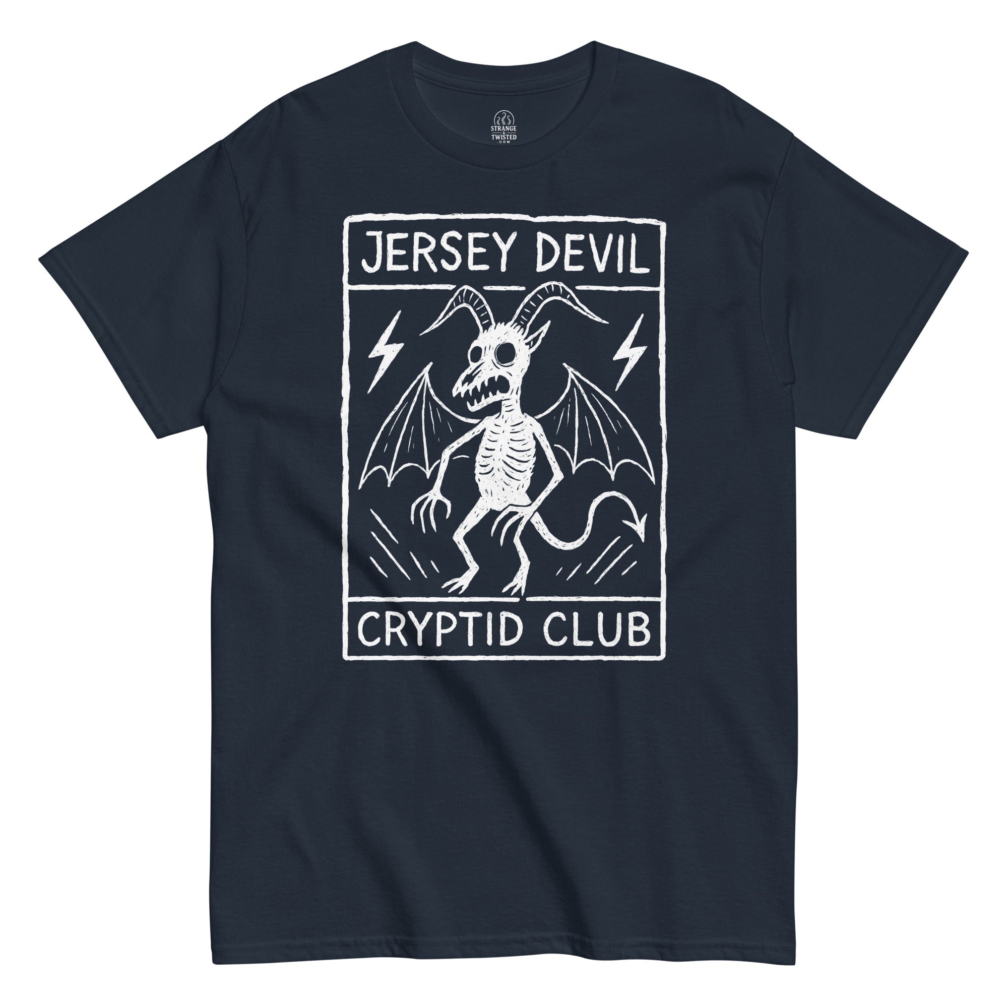 Jersey Devil Cryptid Club T-Shirt for Paranormal & Urban Legend