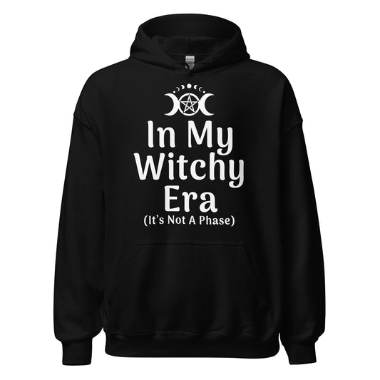 in my witchy era witchcraft hoodie triple moon pentagram gothic witch aesthetic occult clothing