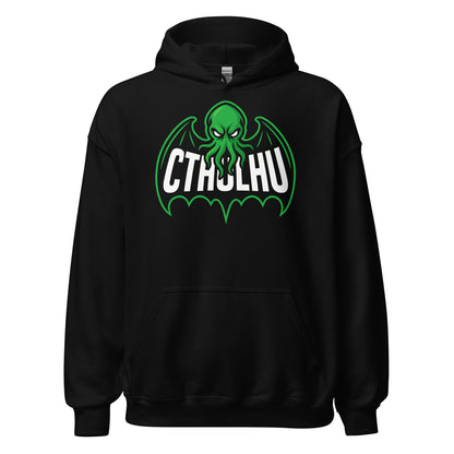cthulhu hoodie cosmic horror eldritch logo lovecraft mythos design black clothing